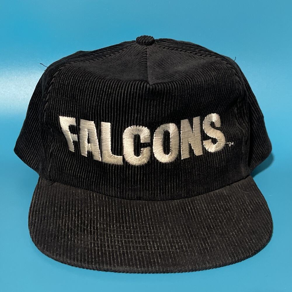 Atlanta Falcons Corduroy Embroidered Snapback Cap/Hat (Starline, NFL, VTG)